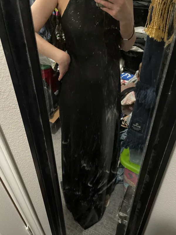 ZARA Satin Dress - Image 5