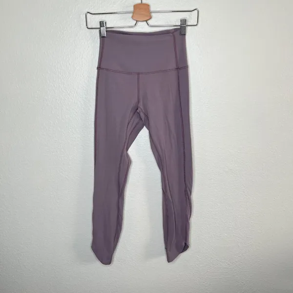 Lululemon Ahtletica Purple Align 25" High-Rise Yoga Leggings Size 4 lw5ca5s - Image 2