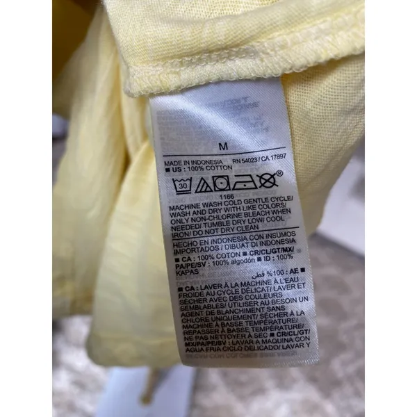 Old Navy Cardigan Buttery Yellow Button Front Tee Soft Summer Lounge Spring Vaca - Image 4