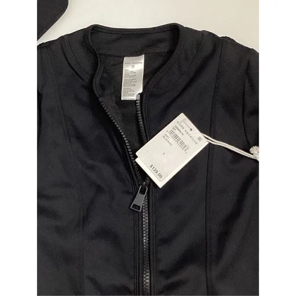 NEW. Good American black long sleeve scuba suit. XS. Retails $129 - Image 9