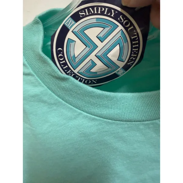 Simply Southern Southern Date Attire Must Haves Mint Graphic T-Shirt M NWT - Image 5