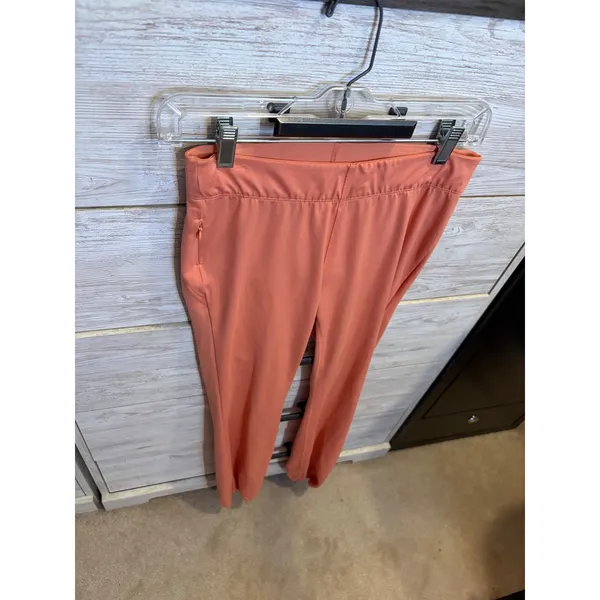 Free People Movement High Rise Free Style Pants Coral Orange Joggers Womens S - Image 5