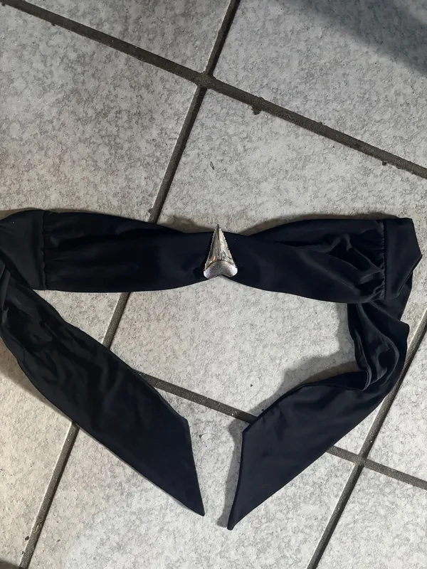 Shark tooth bikini top Black Size M - Image 3