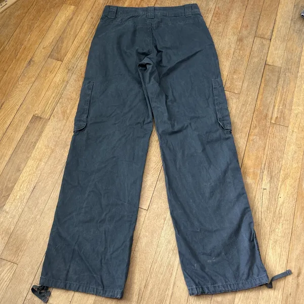 Vanilla Star Womens Size 2 W25 Dark Gray Cargo Utility Straight Leg Pants - Image 5