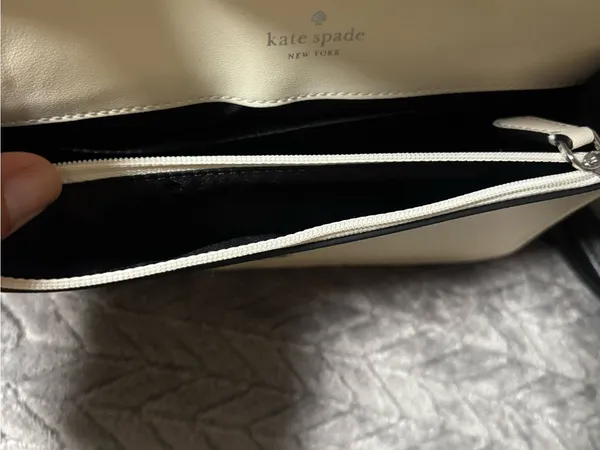 Kate Spade New York Madison Willow Mini Flap Crossbody Bag, platinum grey multi - Image 10