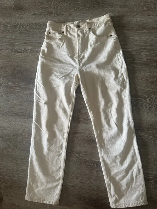 Abercrombie Ankle Straight Ultra High-Rise Jeans Curve Love - Image 4