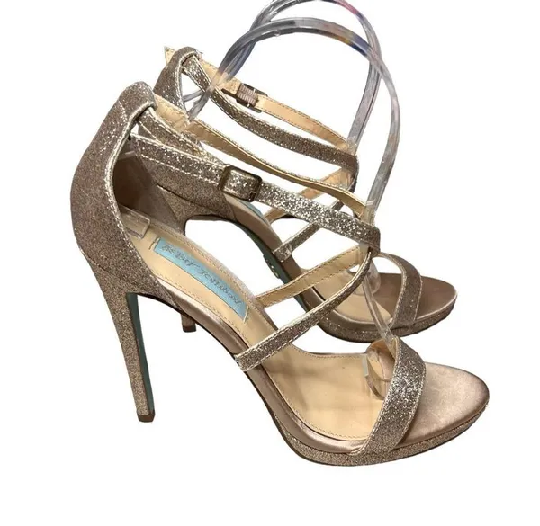 Betsey Johnson Tiffany Wedding Collection Stiletto Heels Sz8 - Image 5