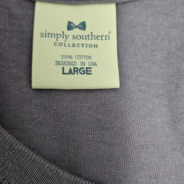 Simply Southern Light Purple Be Simple Live Better Short Sleeve Tee Size Large - Image 6