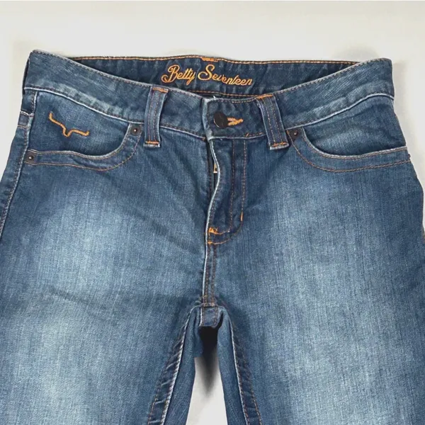 Kimes Ranch Betty Seventeen Jeans Women 2 x 32 Bootcut Cotton Western Frayed USA - Image 3