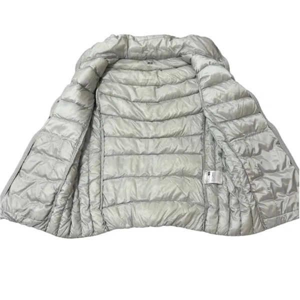 Uniqlo Ultra Light‎ Down Vest Puffer Sleeveless Full Zip Casual Gray M - Image 3