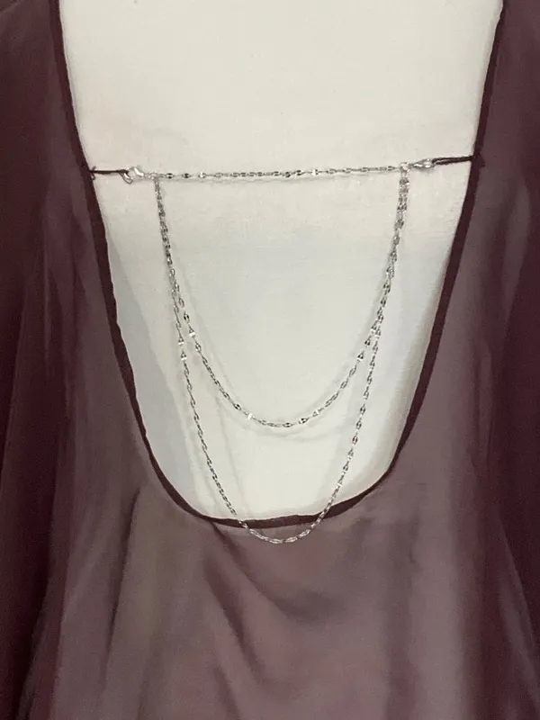 Jaded London Cape Top in Plum US 4/ UK 8 Womens Blouse Sheer - Image 7