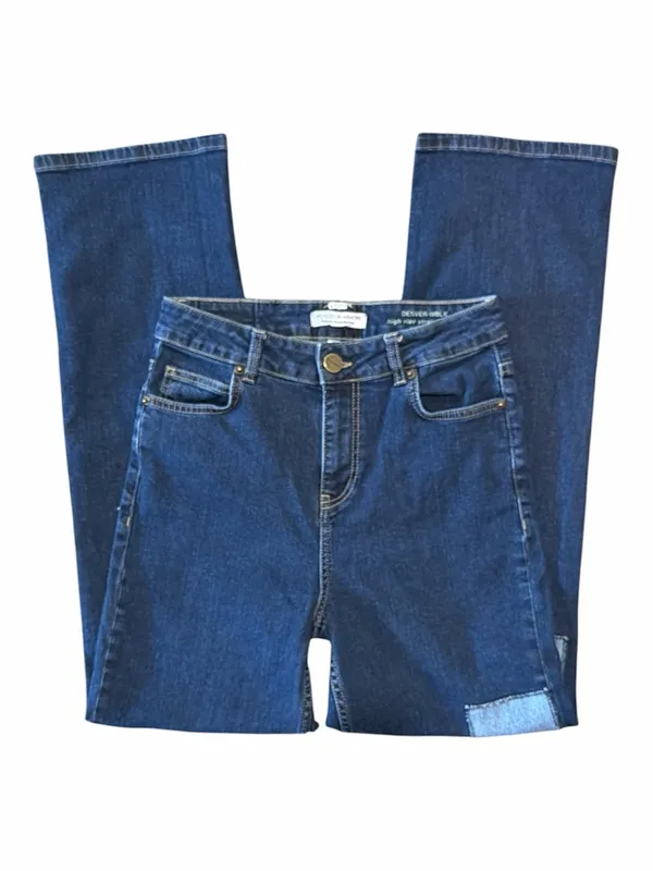 Lola High Rise Straight Denver W. Blk Jeans, size 26 - Image 2