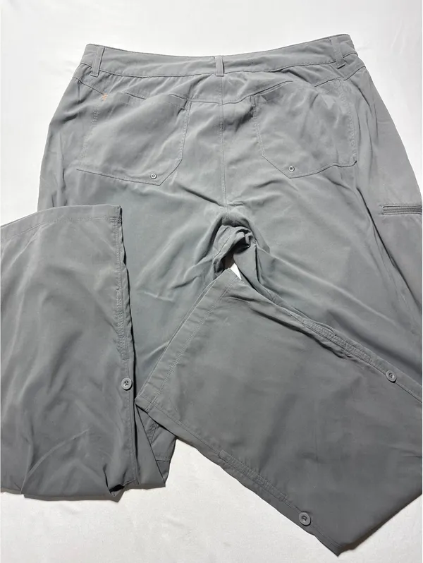Orvis Women's Gray Nylon Spandex Travel Pants Size 12 - Comf - Image 5