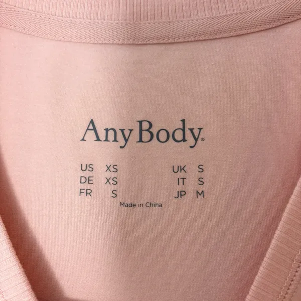 AnyBody Soft Peach Coral Oversize Tank Top‎ Size XS - Image 4