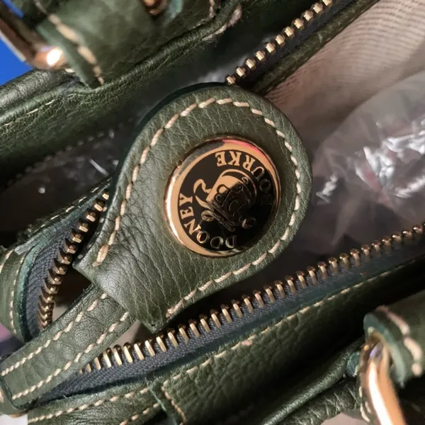 Dooney &‎ Bourke Green and Tan Handbag - Image 8