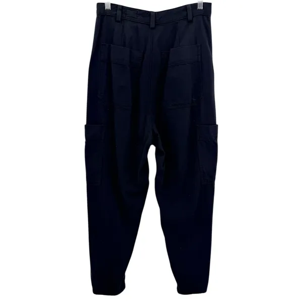 AG Adriano Goldschmied‎ Renn Utility Black High Rise Barrel Leg Pants 26R Gorp - Image 3