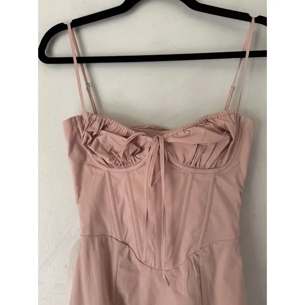 NWT Babyboo Deanna Midi Corset Dress Blush Pink Size XS - Image 7