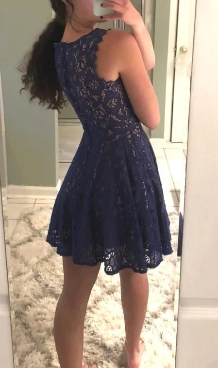 Jodi Kristopher Blue Dress - Image 3