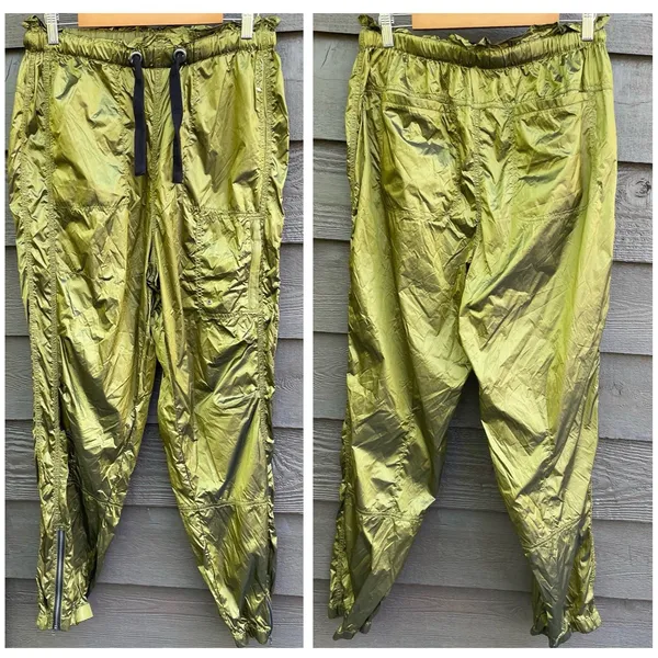 Free People FP Movement Trekker Pants Sz L Olive Green Parachute Cargo Jogger - Image 2