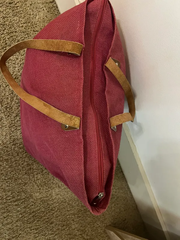 Large Pink Phi Mu Travel Bag - Image 4