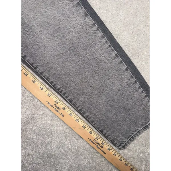 good american good cowboy bootcut jeans 4/27 Gray ColorBlock - Image 11