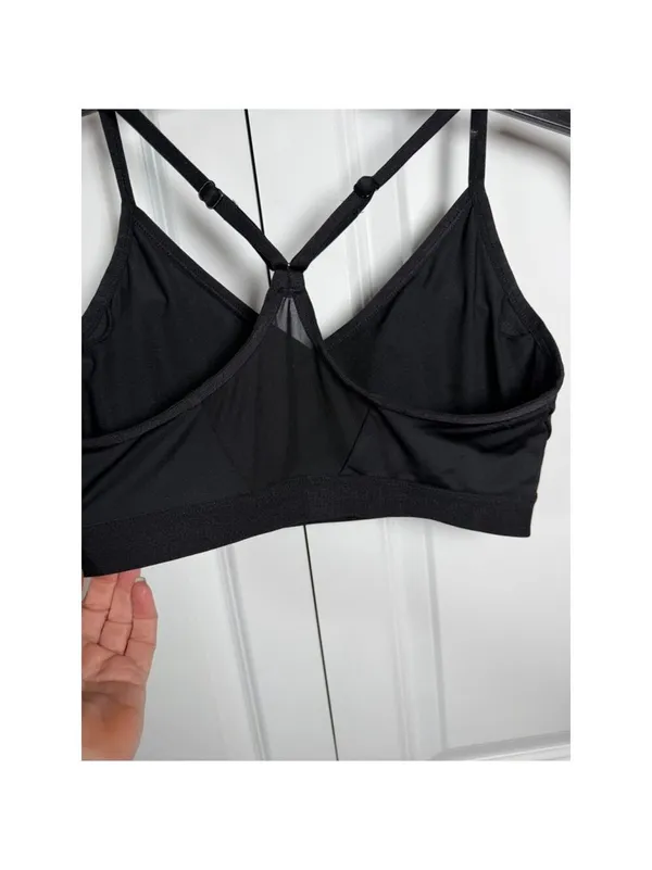 Athletic Works Black Sports Bra M - Image 3