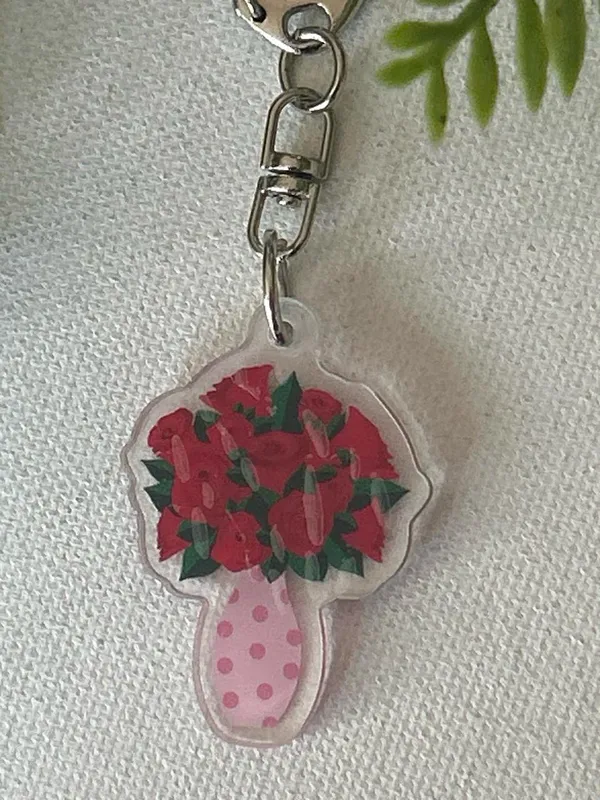 Acrylic Bouquet Keychain - Image 3