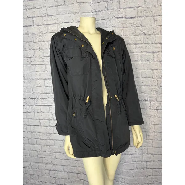 Vintage BOGNER Hooded black ladies ski jacket size medium - Image 5