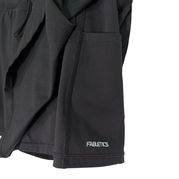 Fabletics Black Cloud‎ Jersey Flounce Skirt Skort with Pockets Womens Large XL - Image 5