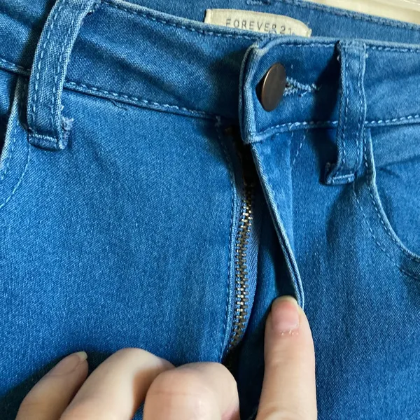 Forever 21 Blue High Rise Skinny Denim Jeans #Pk - Image 6