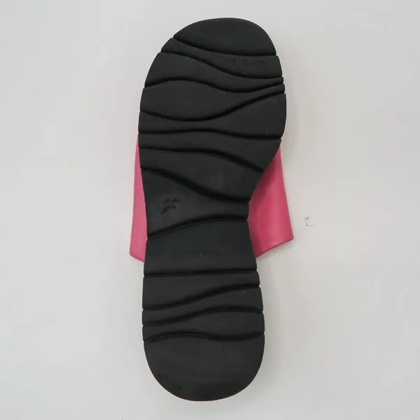 Vintage 90s Bare Traps Rebecca Pink Leather Platform Sandals - Image 8