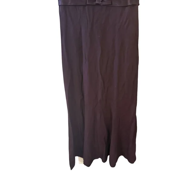 Be Smart Vintage 90s Purple Velvet Empire Maxi Dress 5/6 Whimsigoth Vamp Grunge‎ - Image 5