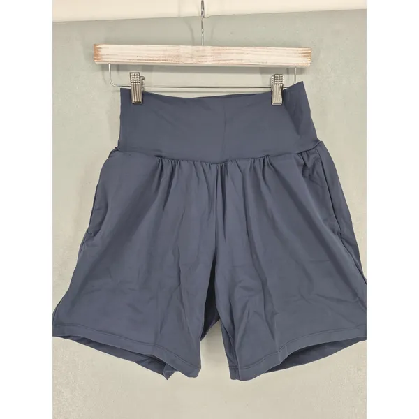 Halara Womens Athletic Shorts Navy Blue Softlyzero Airy High Waisted Medium - Image 2