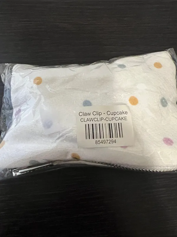 PARKE "Cupcake" Claw Clip & Pouch - Sold Out Birthday Drop - Image 2