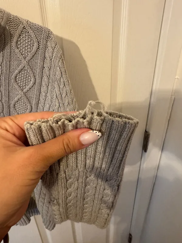 Knit sweater Gray - Image 2