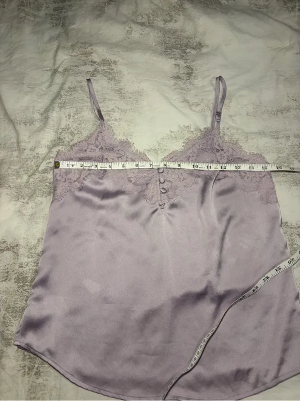 Abercrombie & Fitch Lavender Lace-Trim Cami - Image 8
