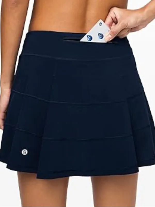 Lululemon Pace Rival Skirt (Tall) *4-way Stretch 15" in Black - Image 3