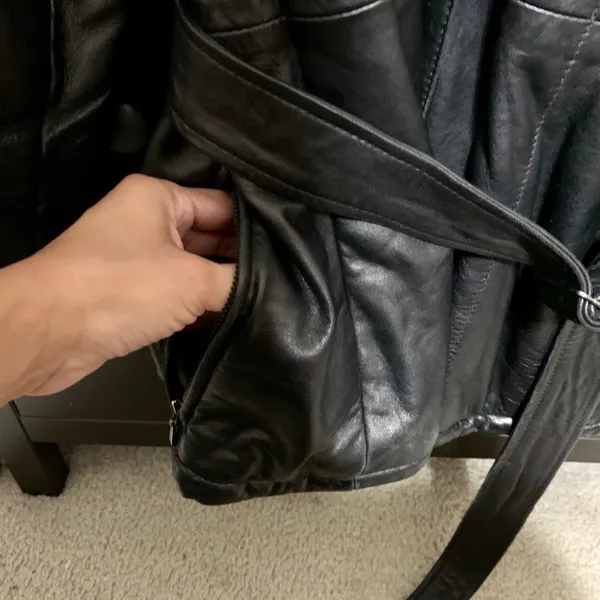 Vintage Blazer Leather Jacket - Image 5