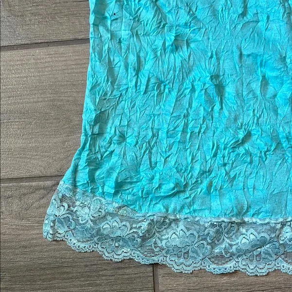 Xhilaration Blue Fitted Lace Camisole - Image 7