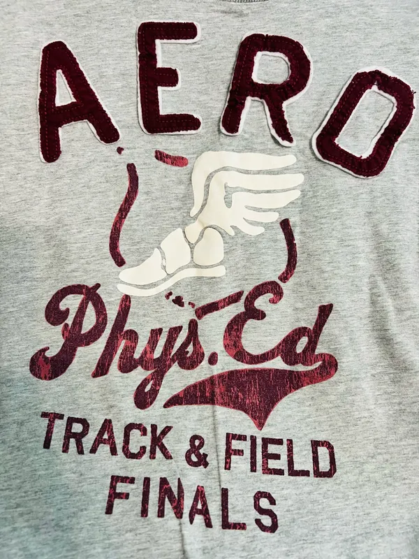 Aeropostale AERO Gray Graphic T-Shirt - Image 2