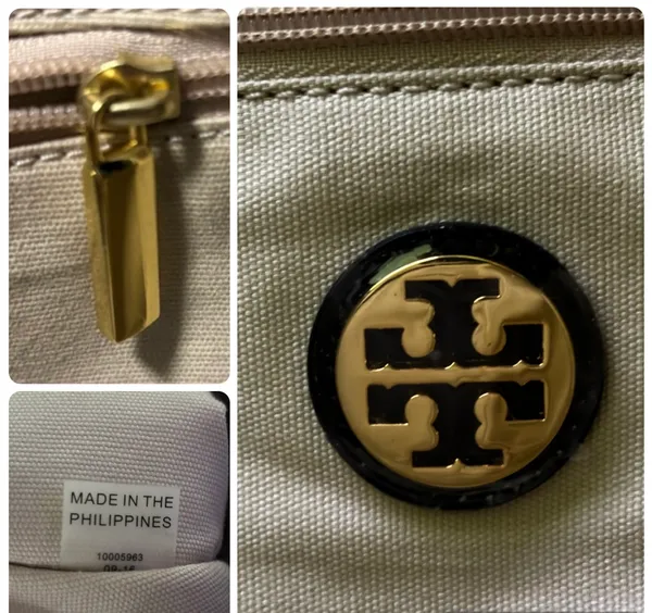 Tory Burch Ella Black Nylon Tote - Image 16