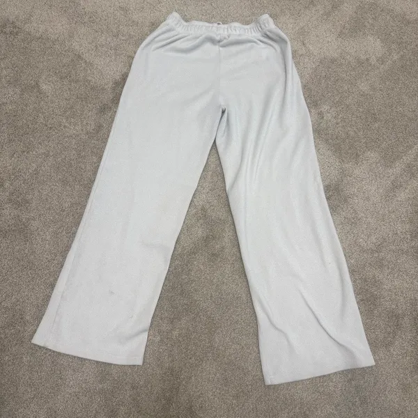 Fabletics medium ribbed brushed lounge casual straight leg pant P4 3265 - Image 7