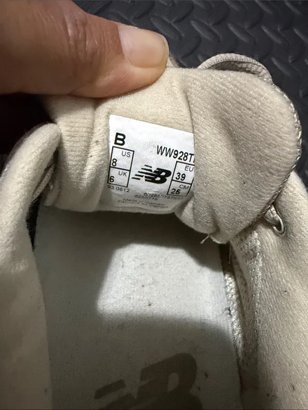 New Balance Womens 928 Walking Shoes Tan Suede Leather Comfort Sneakers Size 8 - Image 7
