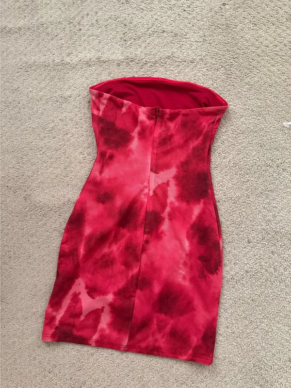 Outcast Red strapless dress - Image 2