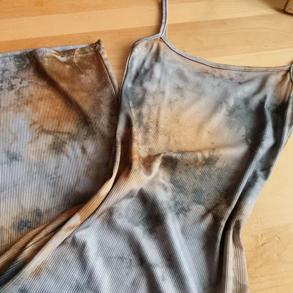 Pretty Little Thing Tie Dye Ribbed Strappy Midi Summer Dress - Image 3