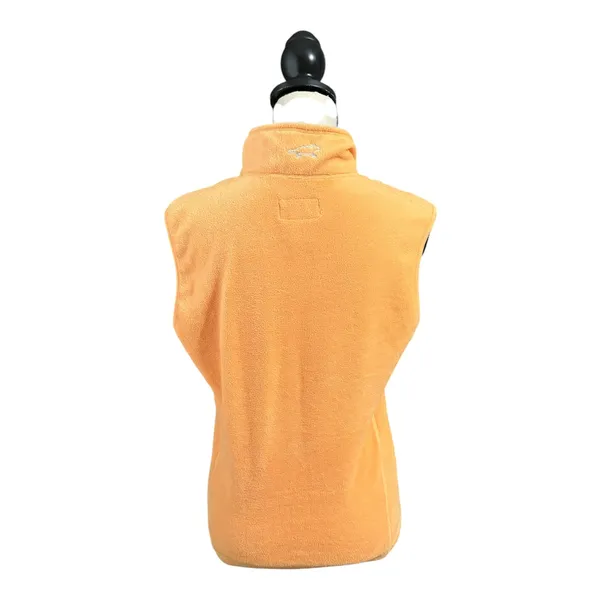 Horny Toad Women's Orange Full Zip Fleece Vest Sz M Outdoors Hiking Gorpcore - Image 2