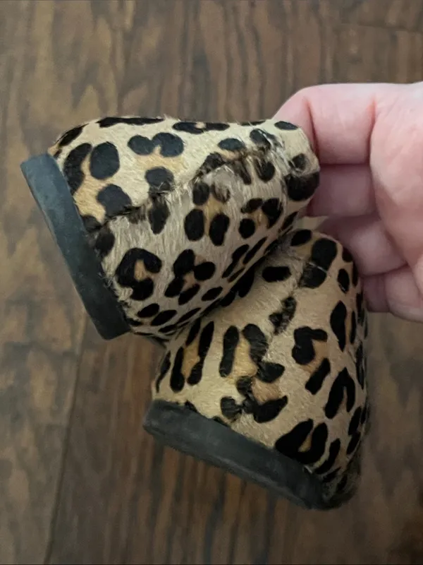 Sperry Leopard Print Flats with Gold Accent - Image 6