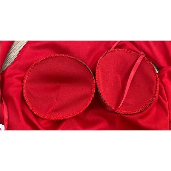 Jovani NWT Sz.00 Red Glitter Knit Backless Bodycon Party Formal Cocktail Dress - Image 11