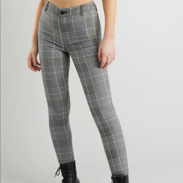 Garage Plaid "As If!" Pants and crop top size small - Image 2