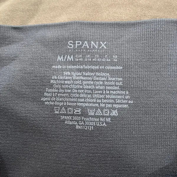 Spanx Look at Me‎ Now Seamless Legging Black Camo Size M #FL3515 - Image 7